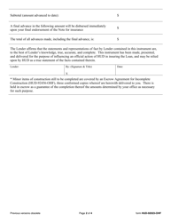 Form HUD-92023-OHF Request for Final Endorsement of Credit Instrument - Hospitals/Section 242, Page 2