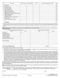 Form HUD-92330-A Contractor&#039;s Certificate of Actual Cost, Page 2