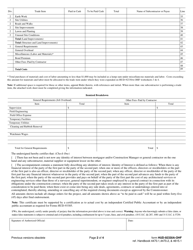Form HUD-92330A-OHF Contractor&#039;s Certificate of Actual Cost - Hospitals/Section 242, Page 2