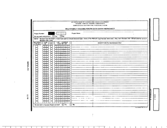 Document preview: Form HUD-92431-W Appendix 6 Multifamily Housing P2437m Data Entry Worksheet