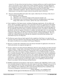 Form HUD-92441-OHF Building Loan Agreement, Page 3