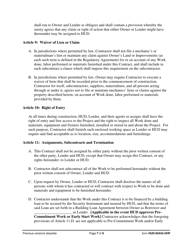 Form HUD-92442-OHF Construction Contract, Page 7