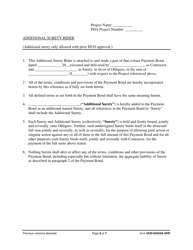 Form HUD-92452A-OHF Payment Bond, Page 6