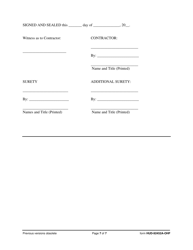 Form HUD-92452A-OHF Payment Bond, Page 7