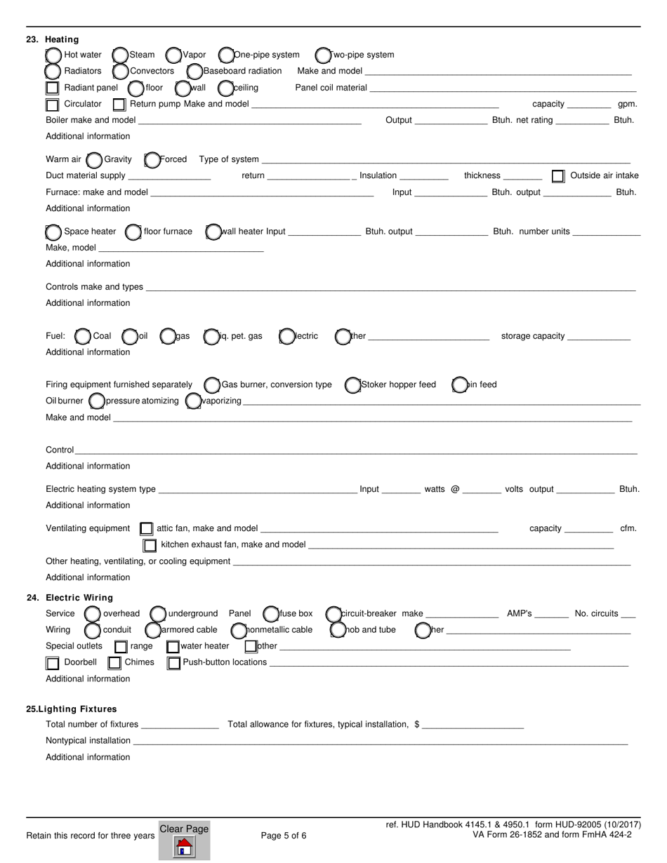 Form HUD-92005 - Fill Out, Sign Online and Download Fillable PDF ...