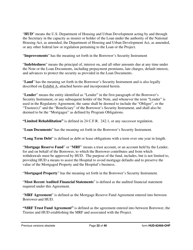 Form HUD-92466-OHF Hospital Regulatory Agreement - Borrower, Page 32