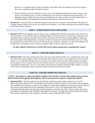 Instructions for Form DI-2000 Authorization for Acceptance of Travel Expenses From Non-federal Sources, Page 3