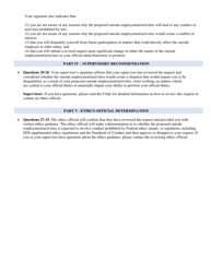 Instructions for Form DI-7010 Request for Ethics Approval to Engage in Outside Employment and Activities, Page 2