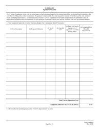 Form USM-243 Cost Sheet for Detention Services, Page 9