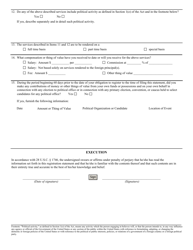 Form NSD-6 &quot;Short Form Registration Statement Pursuant to the Foreign Agents Registration Act of 1938&quot;, Page 2