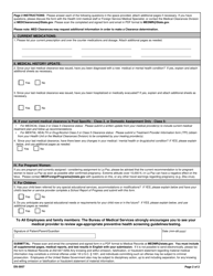 Form DS-3057 Medical Clearance Update, Page 2