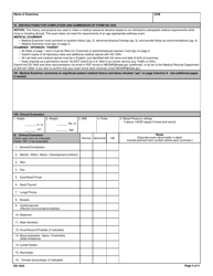Form DS-1843 Medical History and Examination for Individuals Age 12 and Older, Page 3