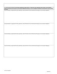 Form AID110-3 EEO Counselor&#039;s Report, Page 3