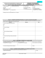 MRP Form 3 &quot;Request for Issuance Clearance and Approval&quot;