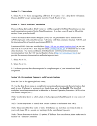Instructions for APHIS Form 29 Occupational Exposures - Occupational Medical Monitoring Program, Page 3
