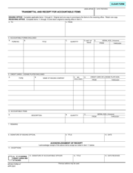 APHIS Form 47 &quot;Transmittal and Receipt for Accountable Items&quot;