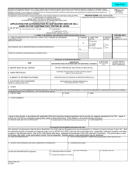 Document preview: APHIS Form 2070 Application for Authorization to Ship Master Seed or Cell Samples for Confirmatory Testing by Aphis