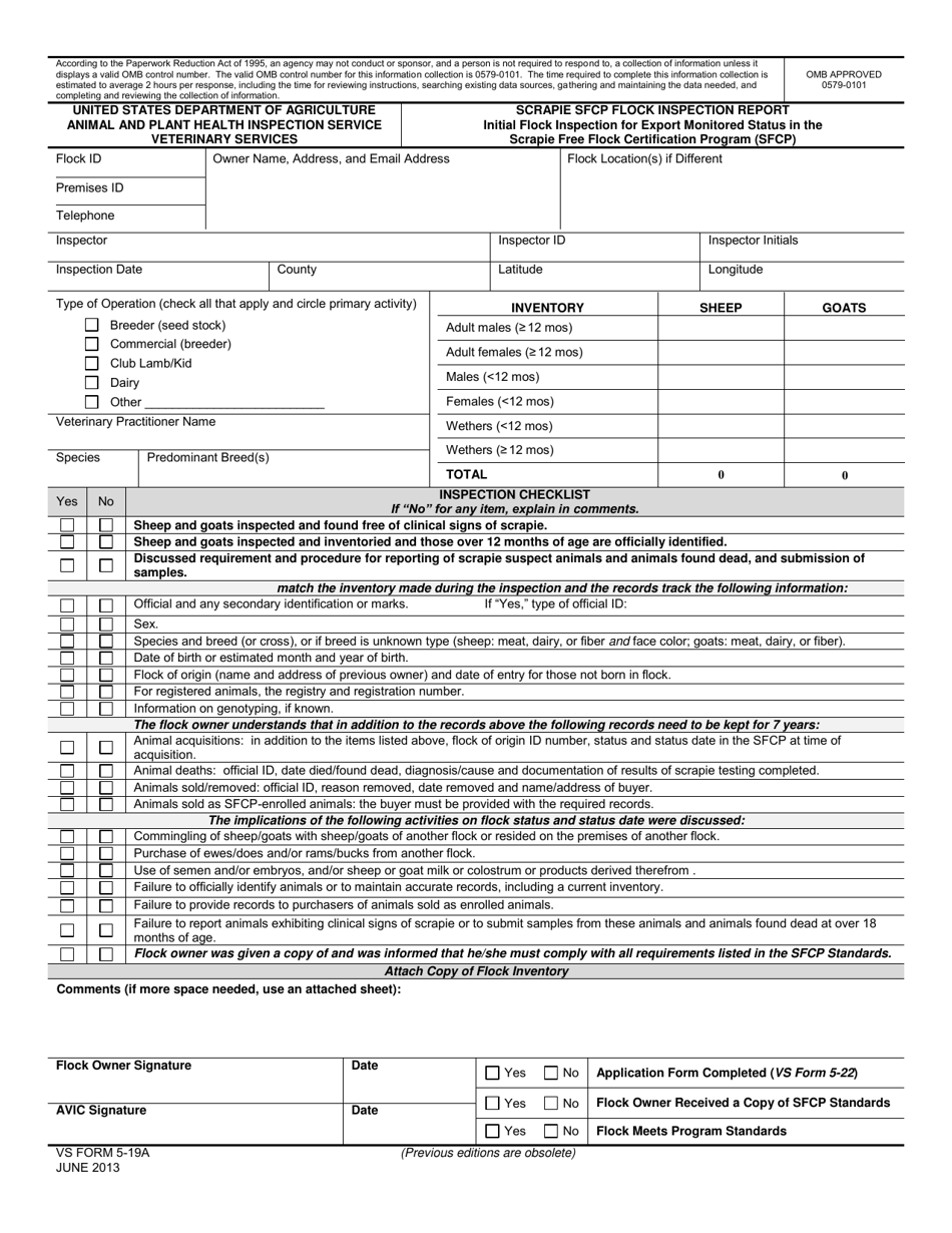 VS Form 5-19A - Fill Out, Sign Online and Download Fillable PDF ...