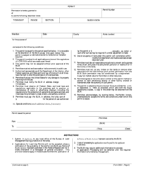 Form 2920-1 Land Use Application and Permit, Page 2