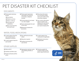 Form CS295562-A Pet Disaster Kit Checklist, Page 2