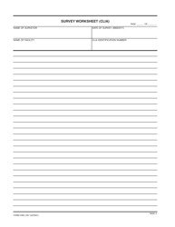 Form CMS-1557 Survey Report Form (Clia), Page 3