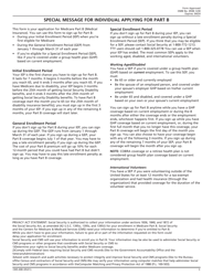 Form CMS-40B Application for Enrollment in Medicare Part B (Medical Insurance), Page 3