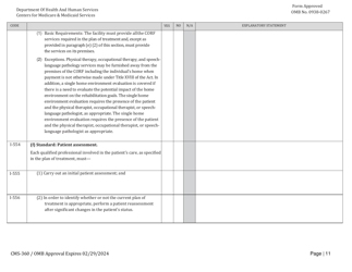 Form CMS-360 Comprehensive Outpatient Rehabilitation Facility Survey Report, Page 11