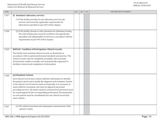Form CMS-360 Comprehensive Outpatient Rehabilitation Facility Survey Report, Page 12