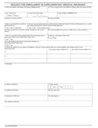 Form CMS-4040 Request for Enrollment in Supplementary Medical Insurance, Page 2