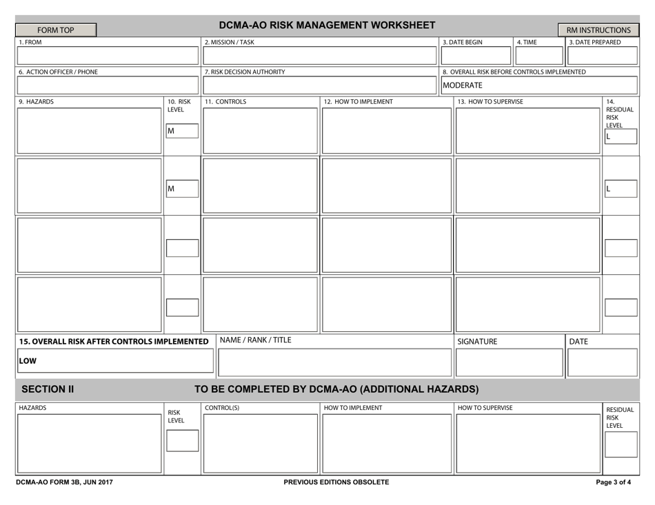 DCMA-AO Form 3B Dcma-Ao Alternate Arff / Hangar Fire Protection Approval, Page 3