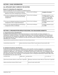 Form CMS-855R Medicare Enrollment Application, Page 4