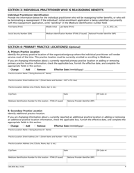 Form CMS-855R Medicare Enrollment Application, Page 5