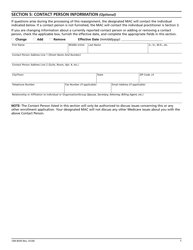 Form CMS-855R Medicare Enrollment Application, Page 6