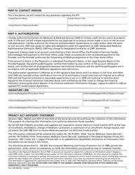 Form CMS-588 Electronic Funds Transfer (Eft) Authorization Agreement, Page 3