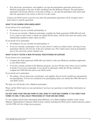 Form CMS-460 Medicare Participating Physician or Supplier Agreement, Page 3