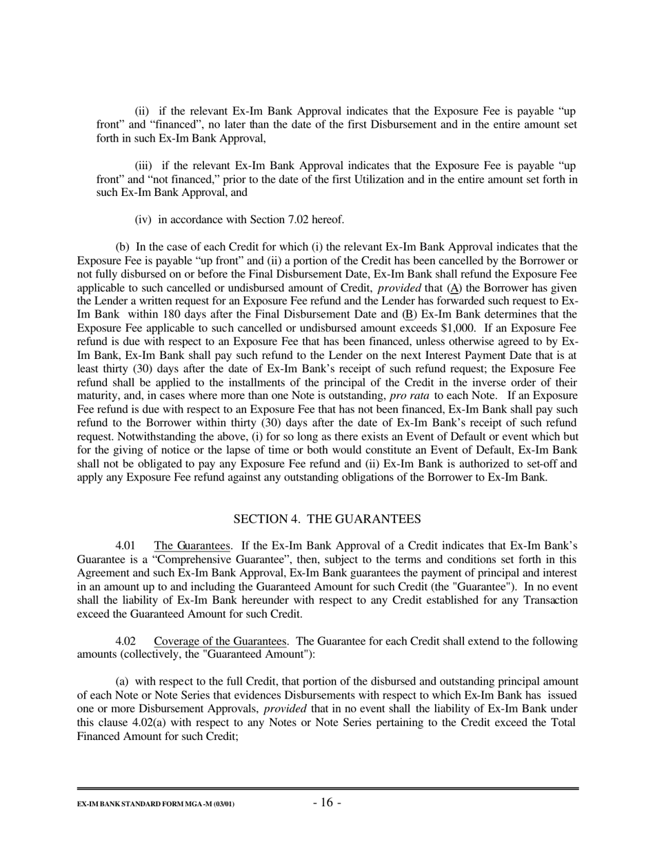 Form MGA-M Master Guarantee Agreement (Medium Term Credits - Electronic Compliance Program), Page 22