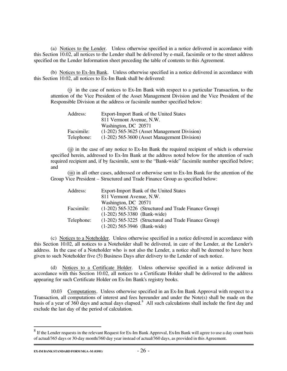 Form MGA-M Master Guarantee Agreement (Medium Term Credits - Electronic Compliance Program), Page 32
