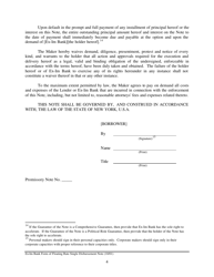 Form of Floating Rate Single Disbursement Note, Page 4