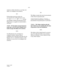 Form GUIDE-12-007 Form of Fixed Rate Single Disbursement Note (Mexico) (English/Spanish), Page 9