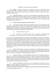 Form MGA-L Master Guarantee Agreement (Long Term Credits), Page 22