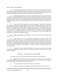 Form MGA-L Master Guarantee Agreement (Long Term Credits), Page 30