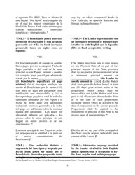 Annex A-2 Form of Fixed Rate Single Disbursement Note (Mexico) (English/Spanish), Page 5