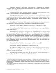 Form MGA-AL Master Guarantee Agreement (Agency - Long Term Credits), Page 11
