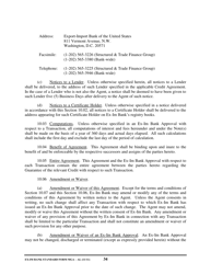 Form MGA-AL Master Guarantee Agreement (Agency - Long Term Credits), Page 39