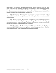 Form MGA-AL Master Guarantee Agreement (Agency - Long Term Credits), Page 41