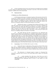 Form MGA-LP Master Guarantee Agreement (Long Term Political Risk Guarantees), Page 26