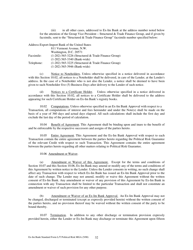 Form MGA-LP Master Guarantee Agreement (Long Term Political Risk Guarantees), Page 37