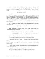 Form MGA-LP Master Guarantee Agreement (Long Term Political Risk Guarantees), Page 6