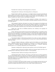 Form MGA-LP Master Guarantee Agreement (Long Term Political Risk Guarantees), Page 9