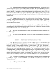 Form MGA-FF Master Guarantee Agreement - Finance Lease Foreign Currency Supplement (Medium Term Credits - Electronic Compliance Program), Page 11